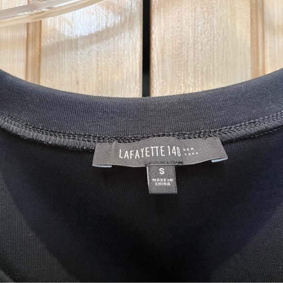 Lafayette 148 black sleeveless shell size S - Picture 3 of 3